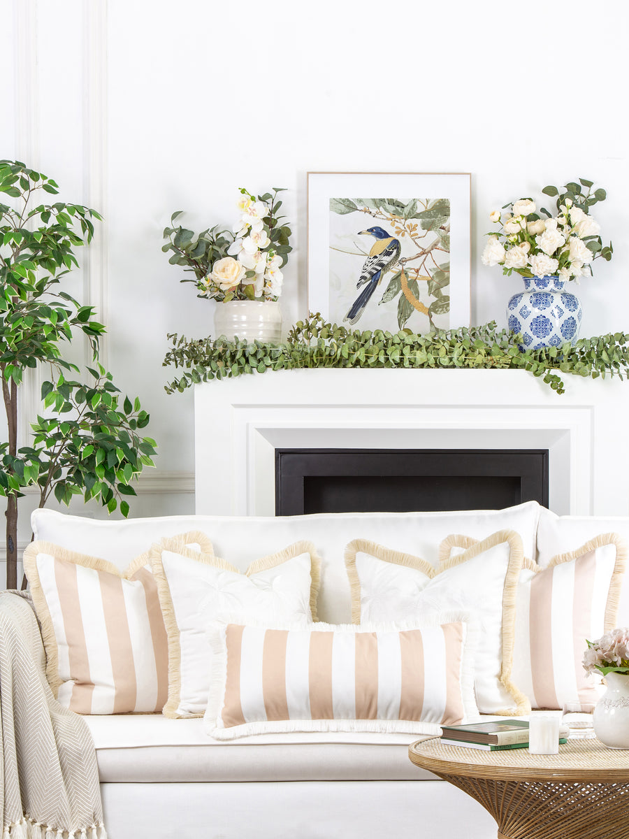 Striped Pillow Cover Outdoor