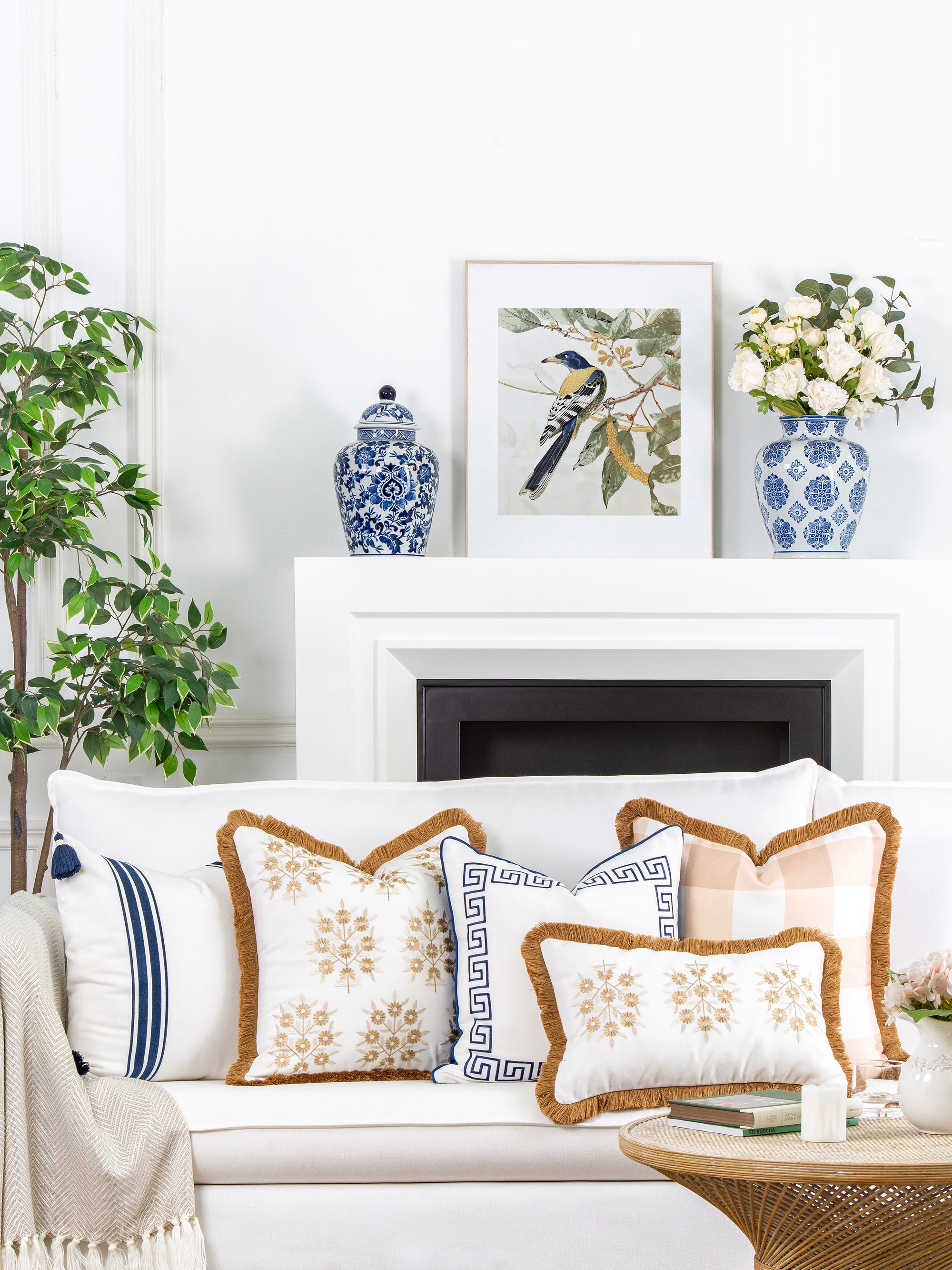 Floral Pillow Cover
