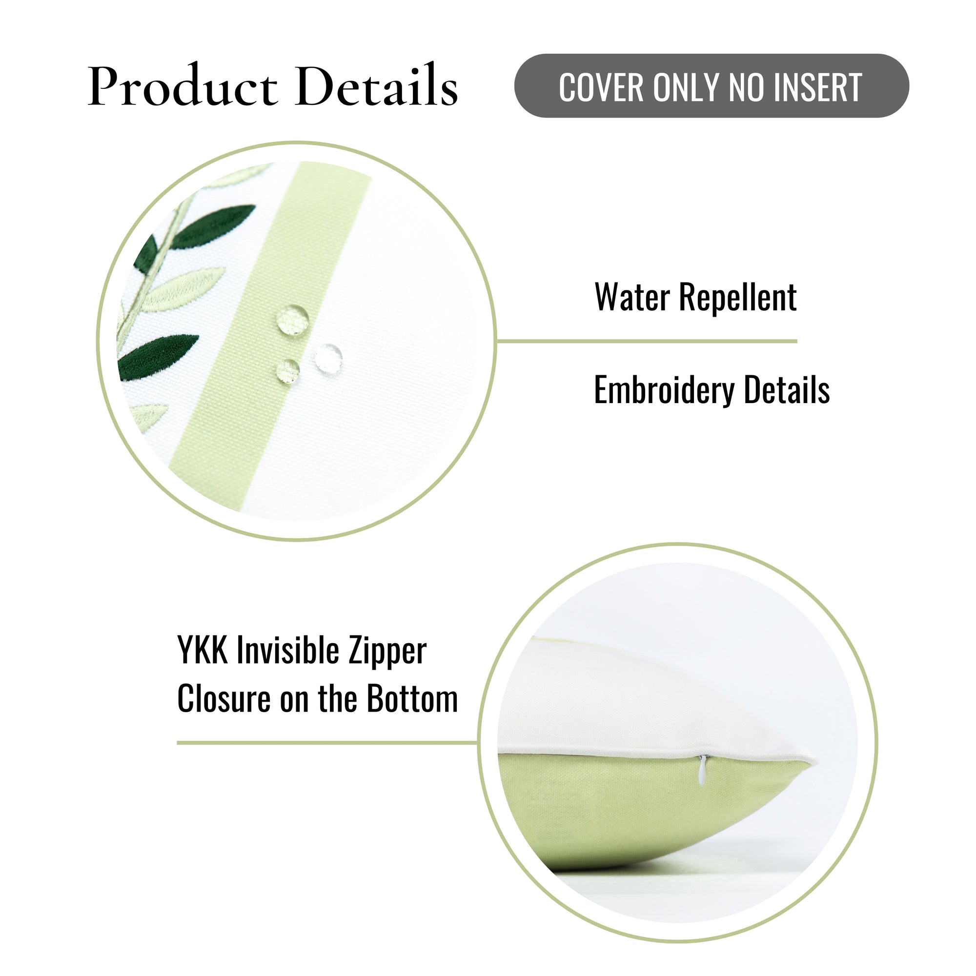 Weather Resistant Pillow Cover