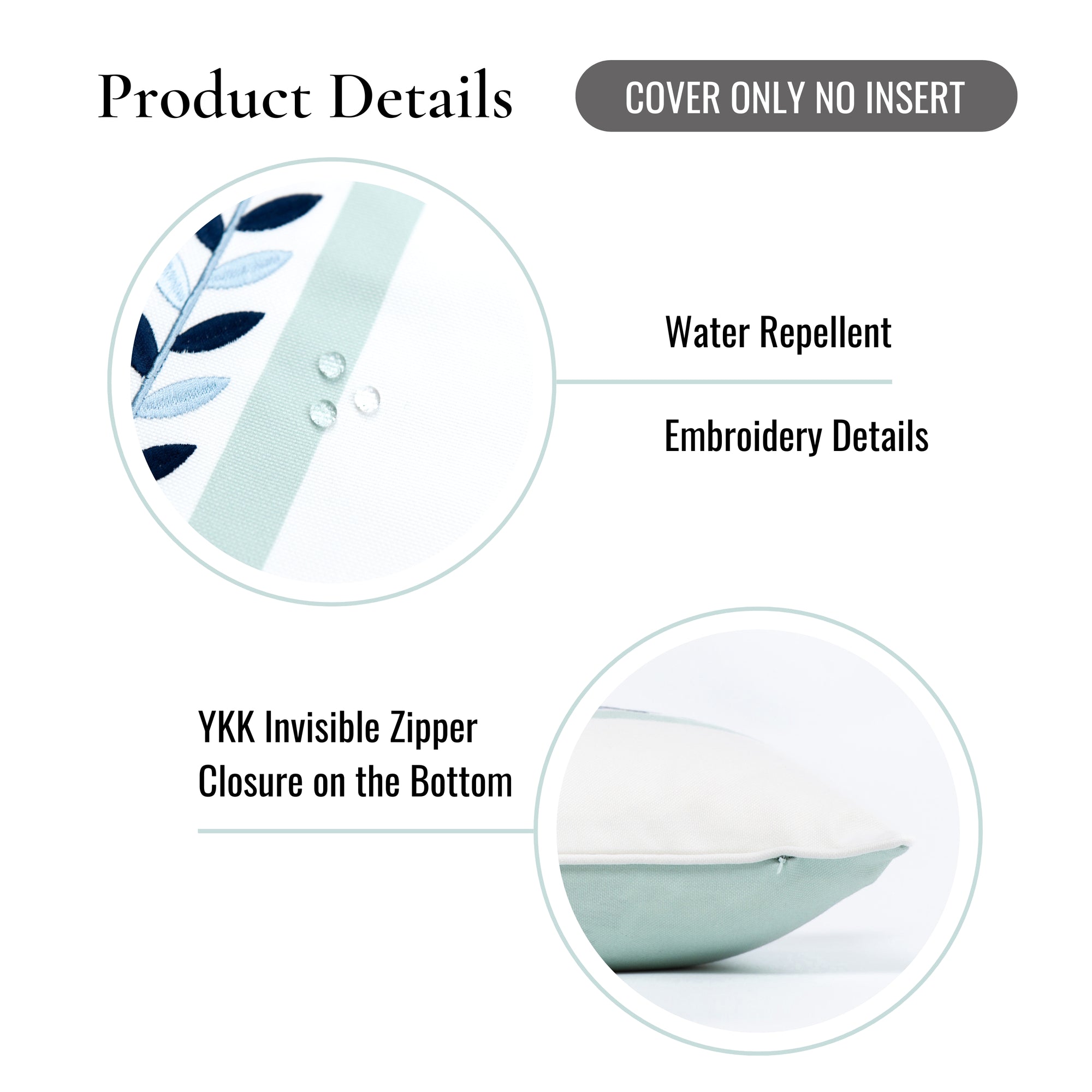Weather Resistant Pillow Cover