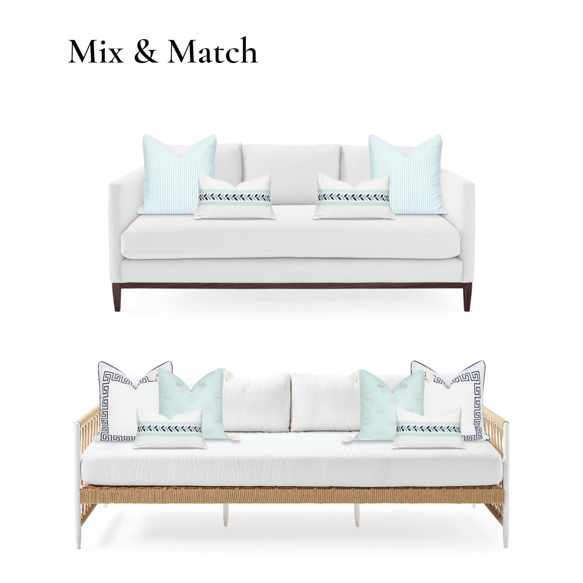 Leaf Pattern Pillow Cover