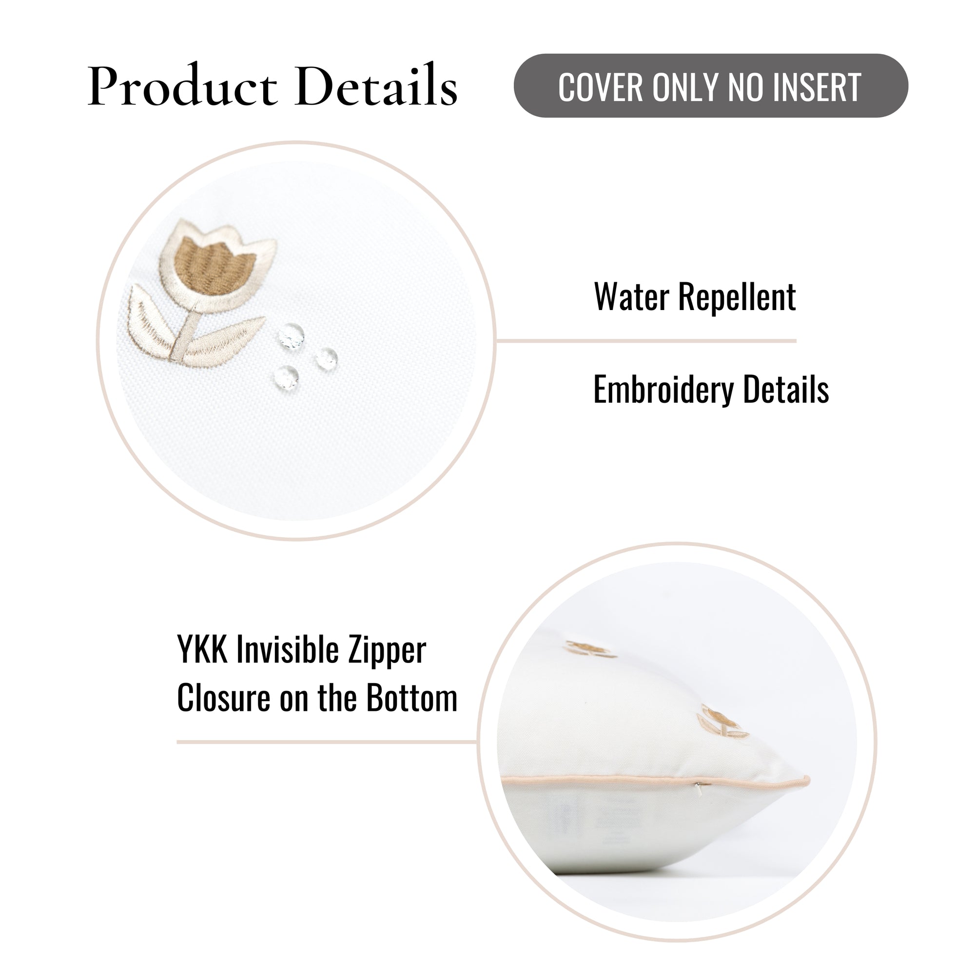 Weather Resistant Pillow Cover
