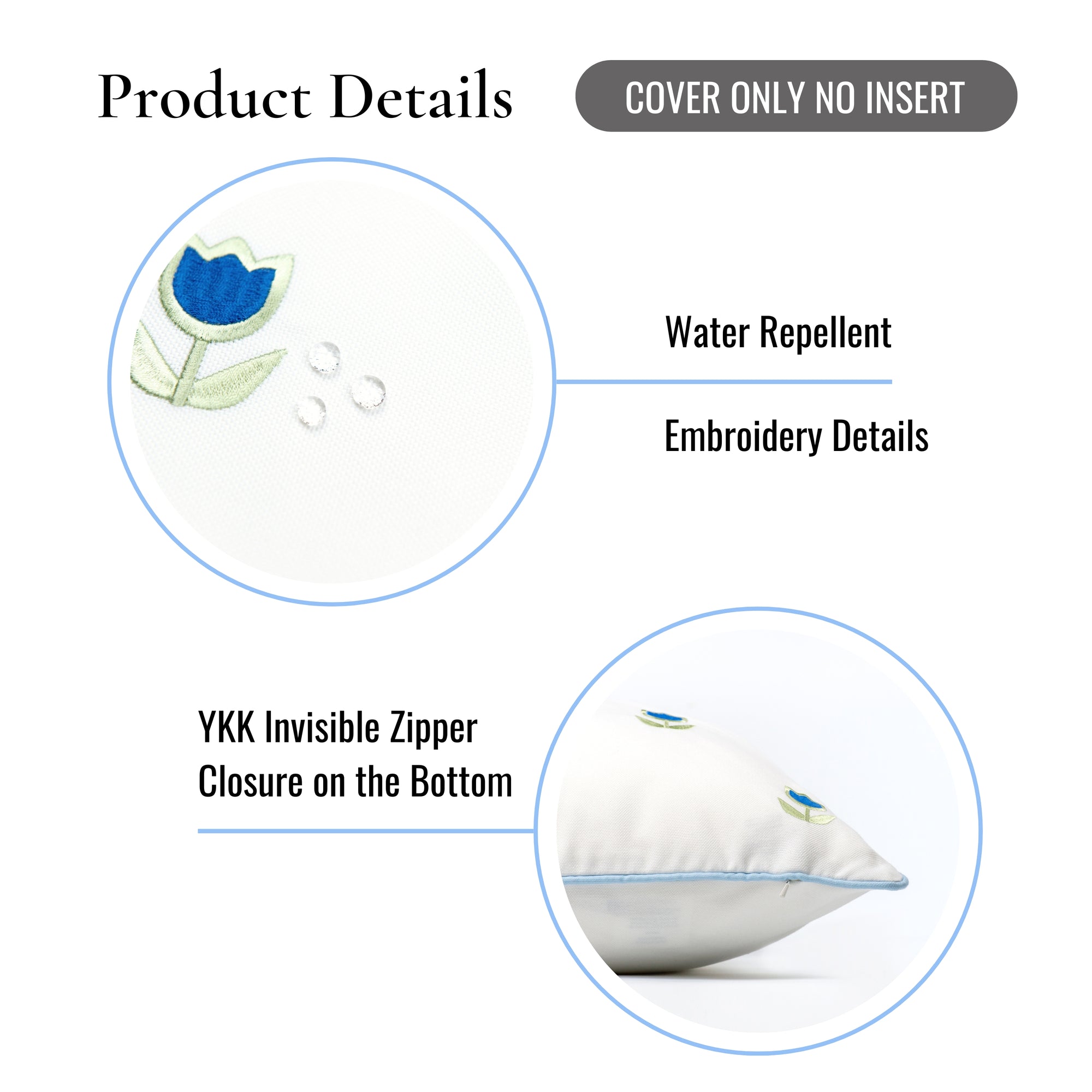 Weather Resistant Pillow Cover
