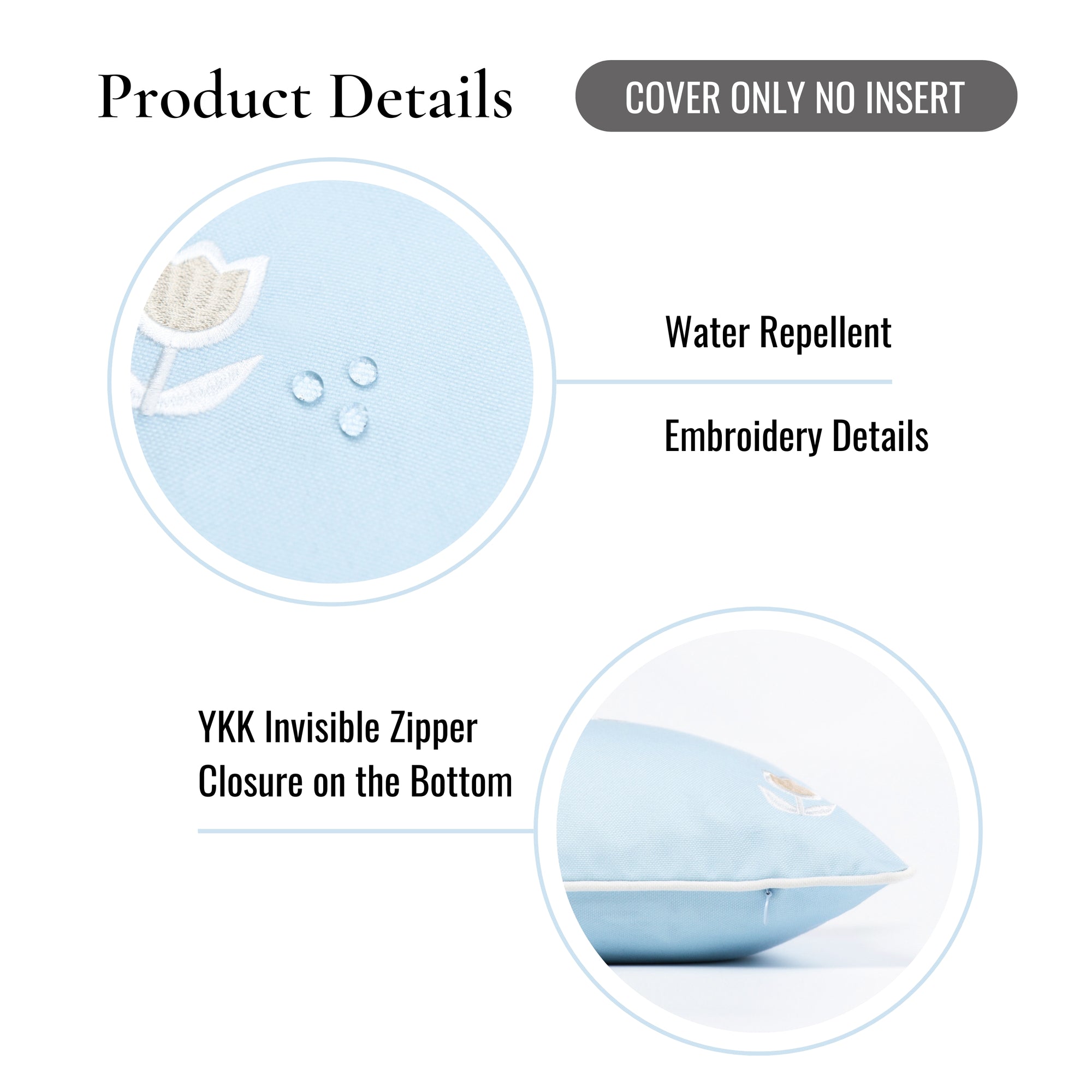 Weather Resistant Pillow Cover