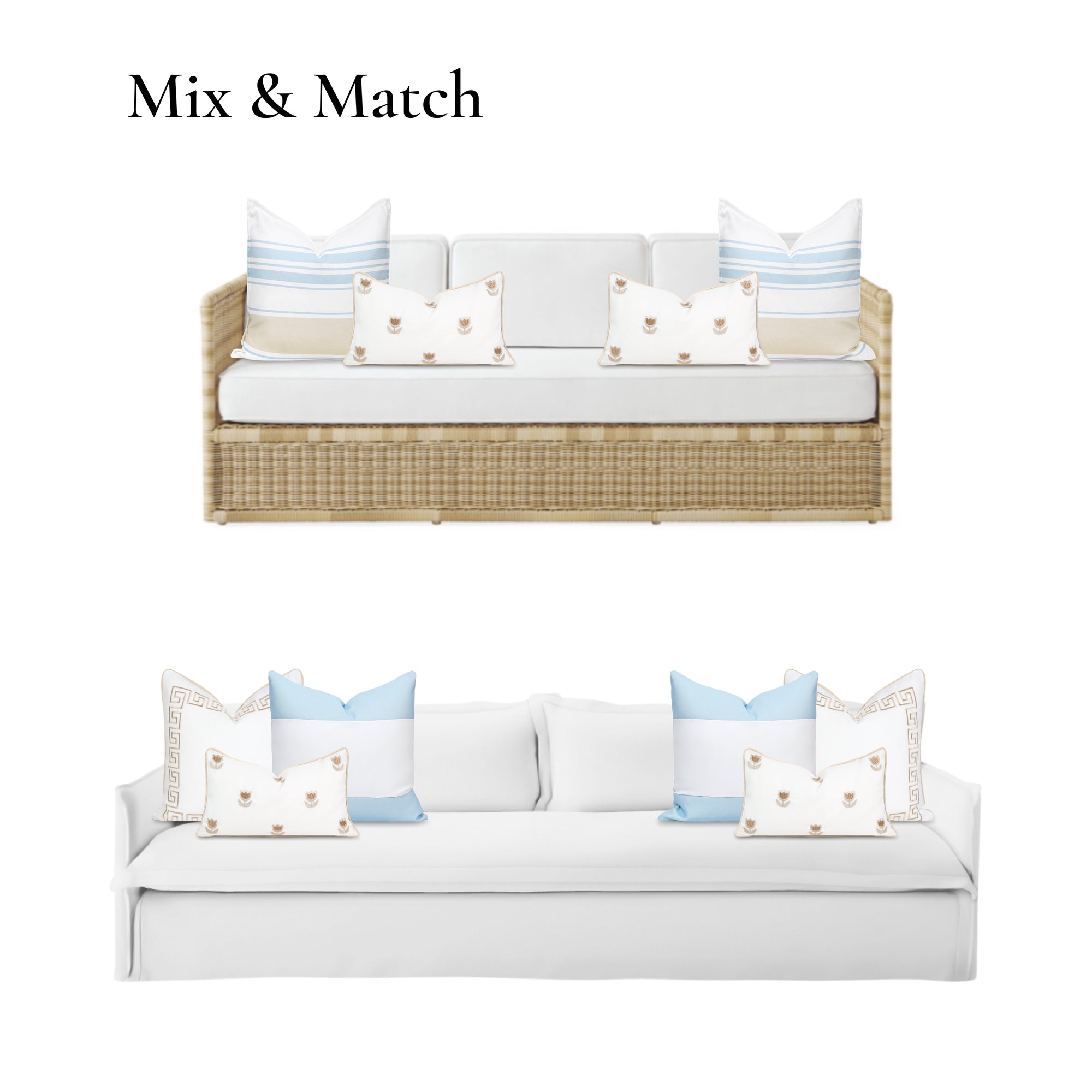 Coastal Pillow Cover
