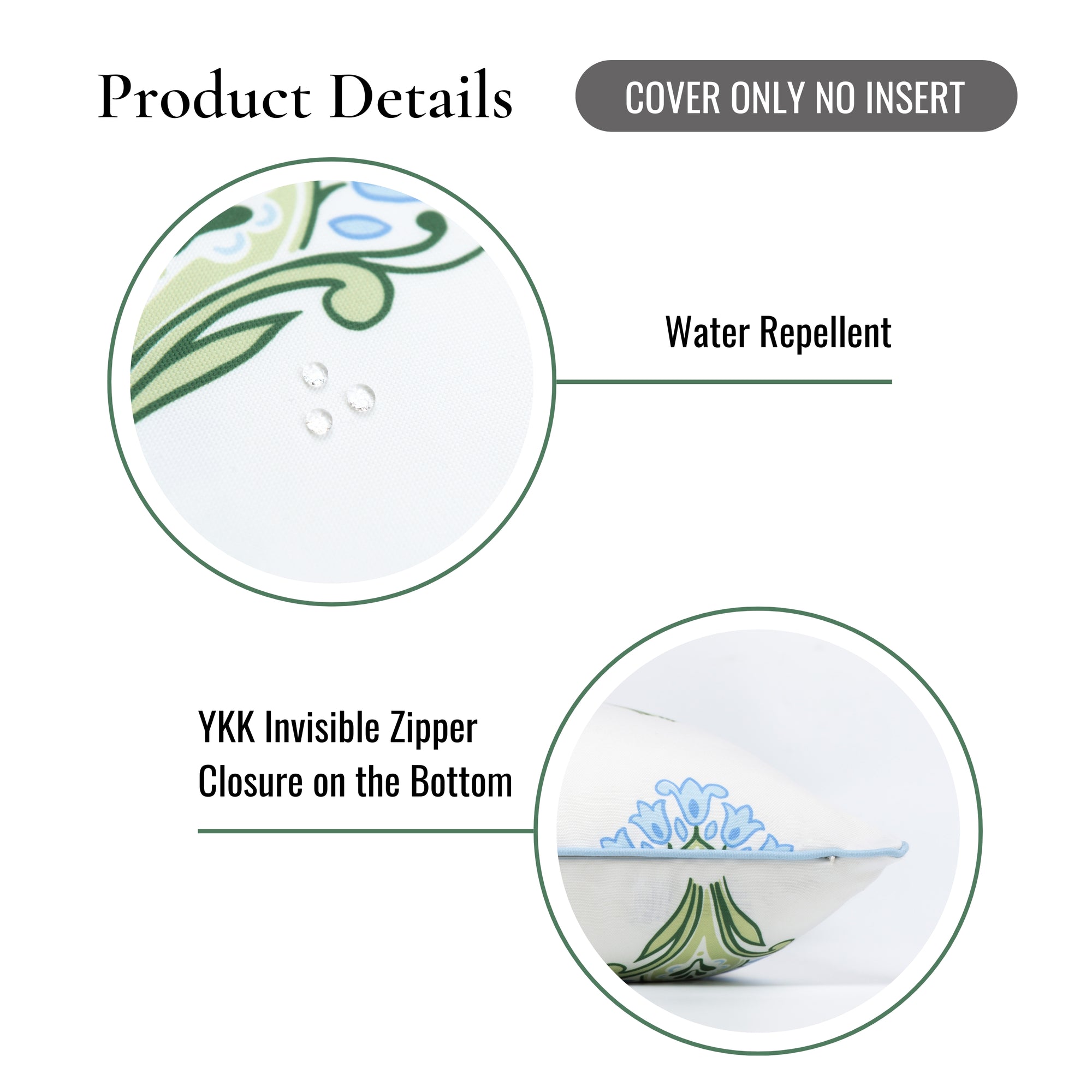 Outdoor Throw Pillow Cover