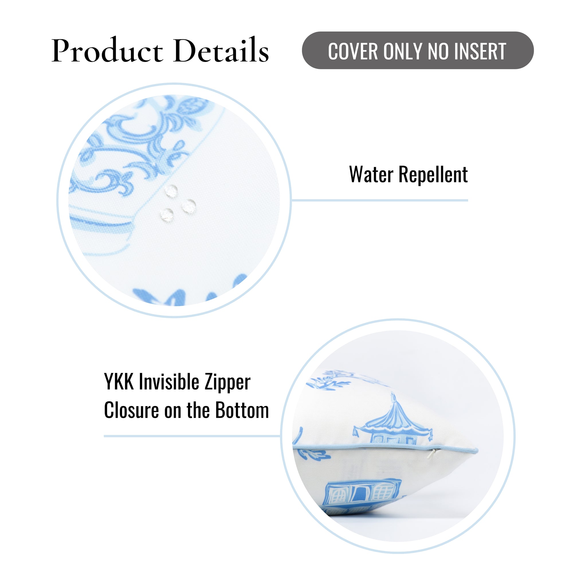 Weather Resistant Pillow Cover