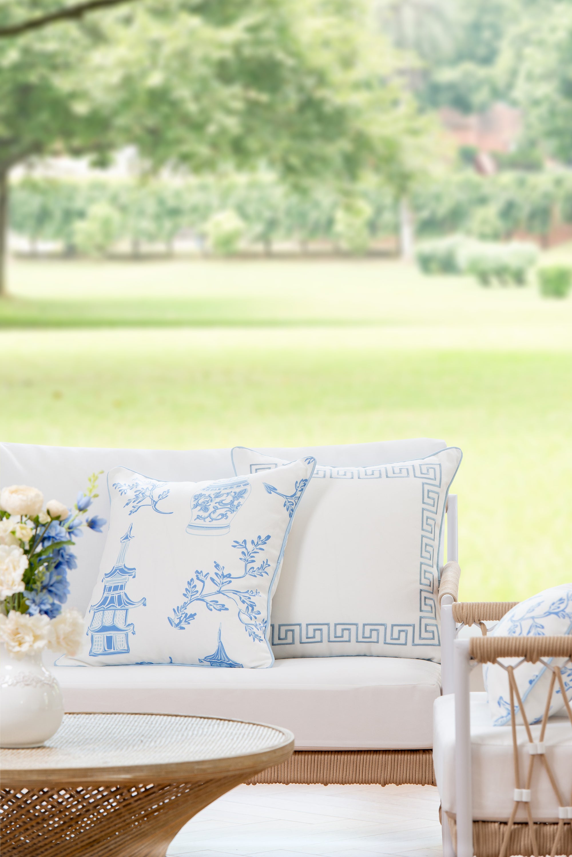 Outdoor Throw Pillow Cover
