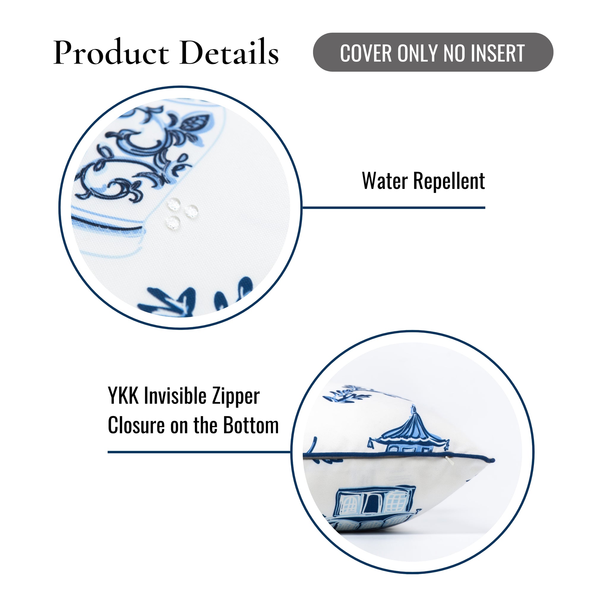 Weather Resistant Pillow Cover