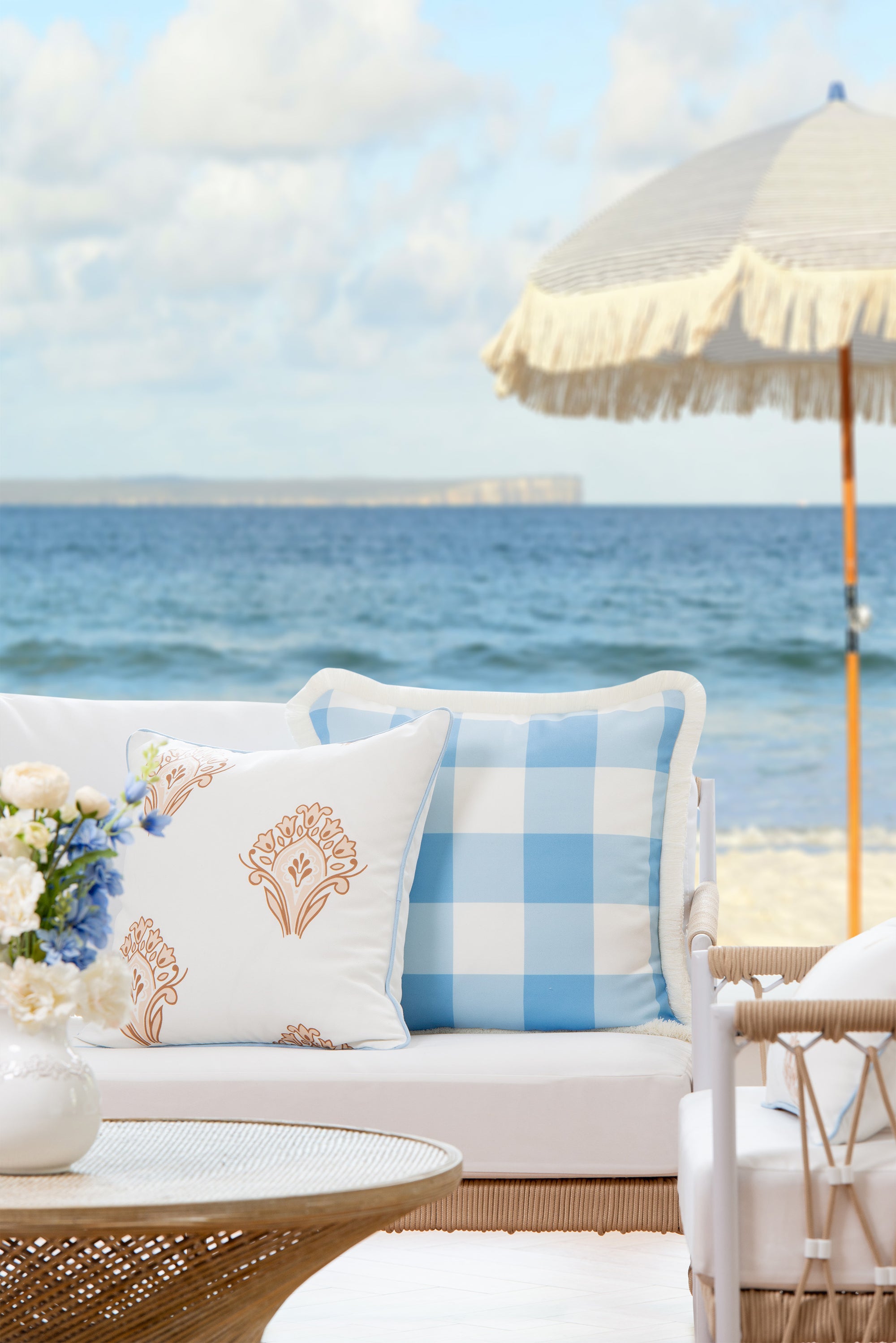 Floral Throw Pillow Cover