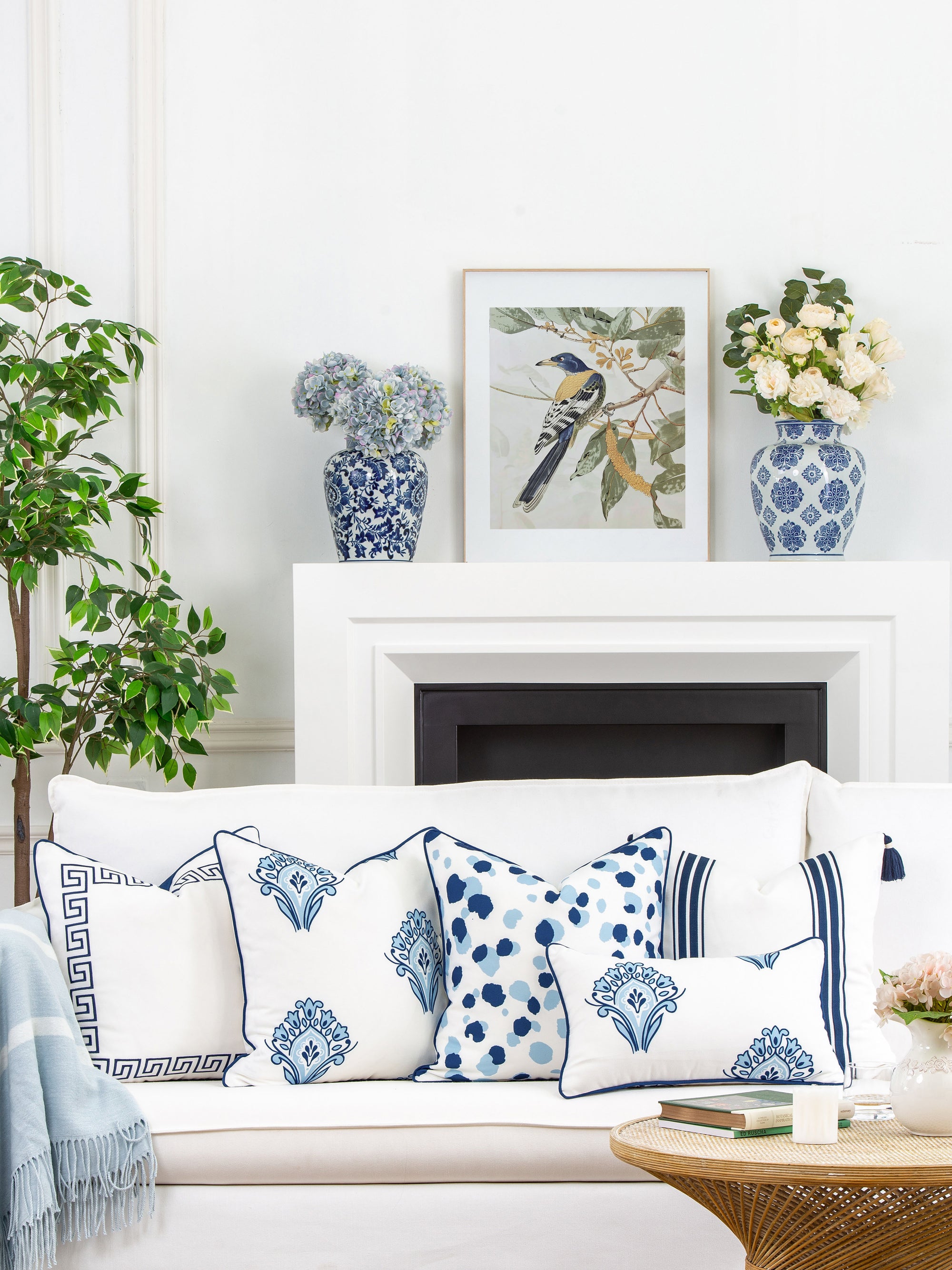 Floral Outdoor Pillow Cover