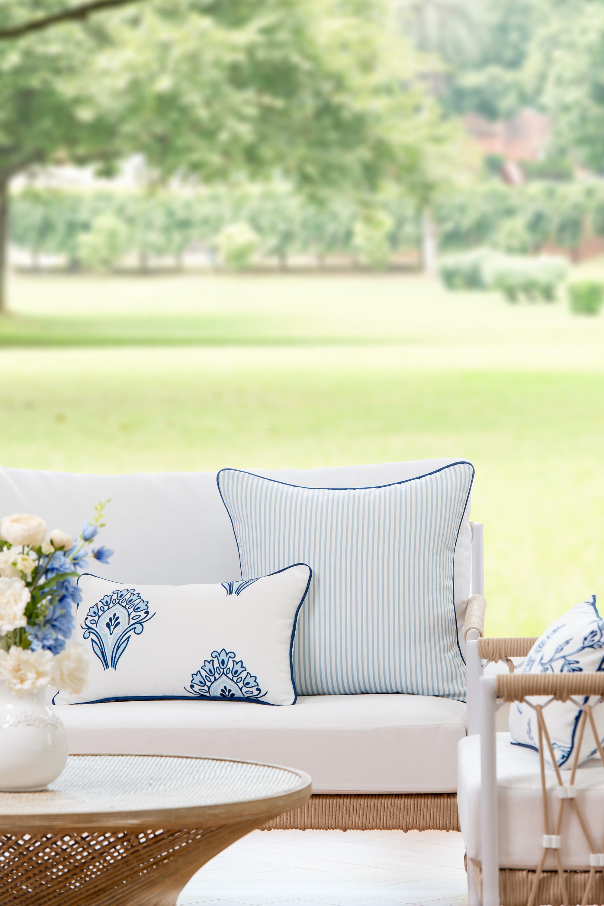 Navy Blue Pillow Cover