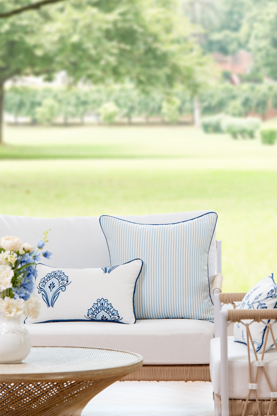 Navy Blue Pillow Cover