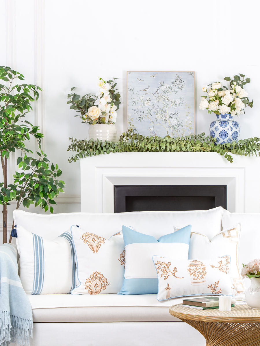 Coastal Outdoor Pillow Cover