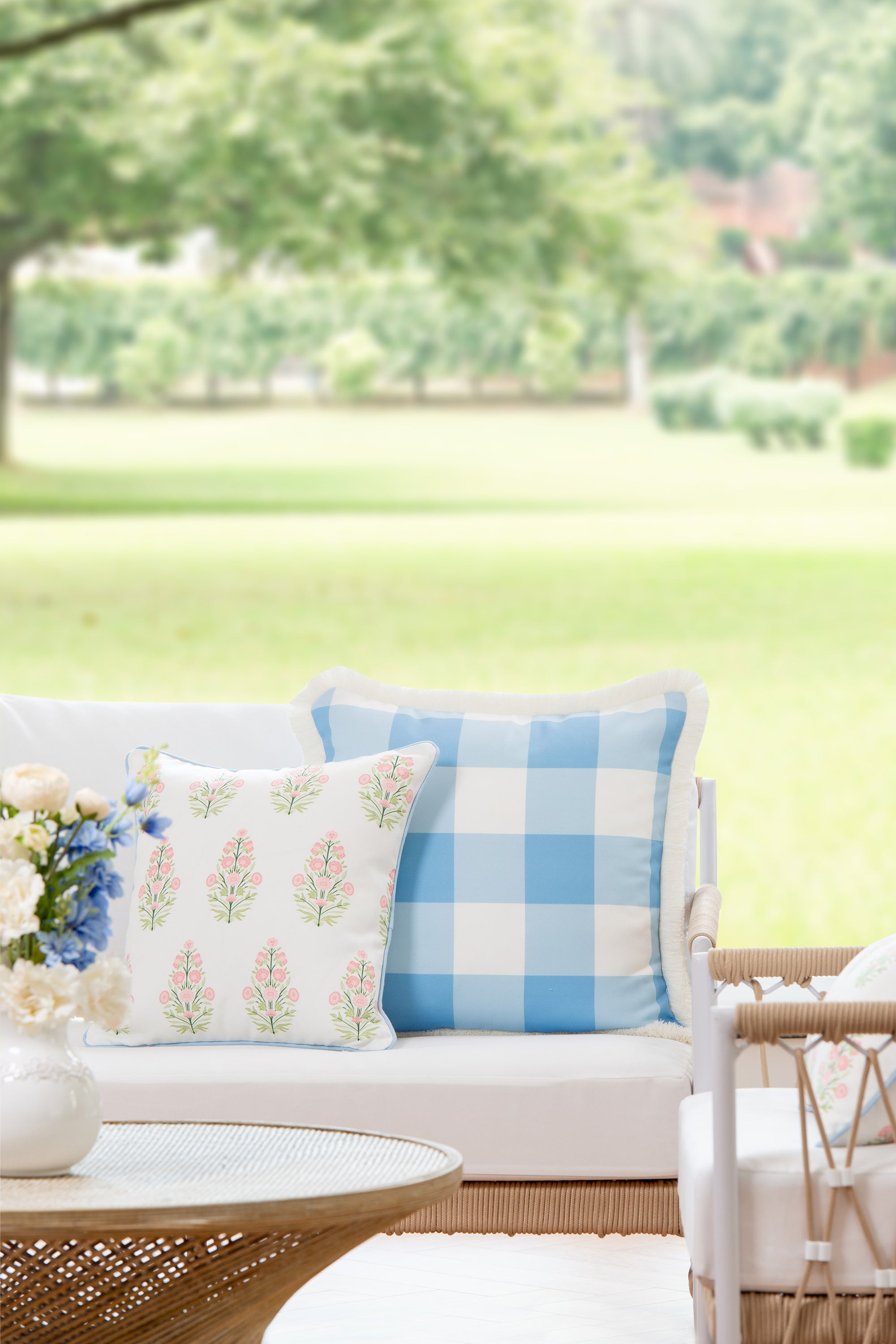Plaid Pillow Cover