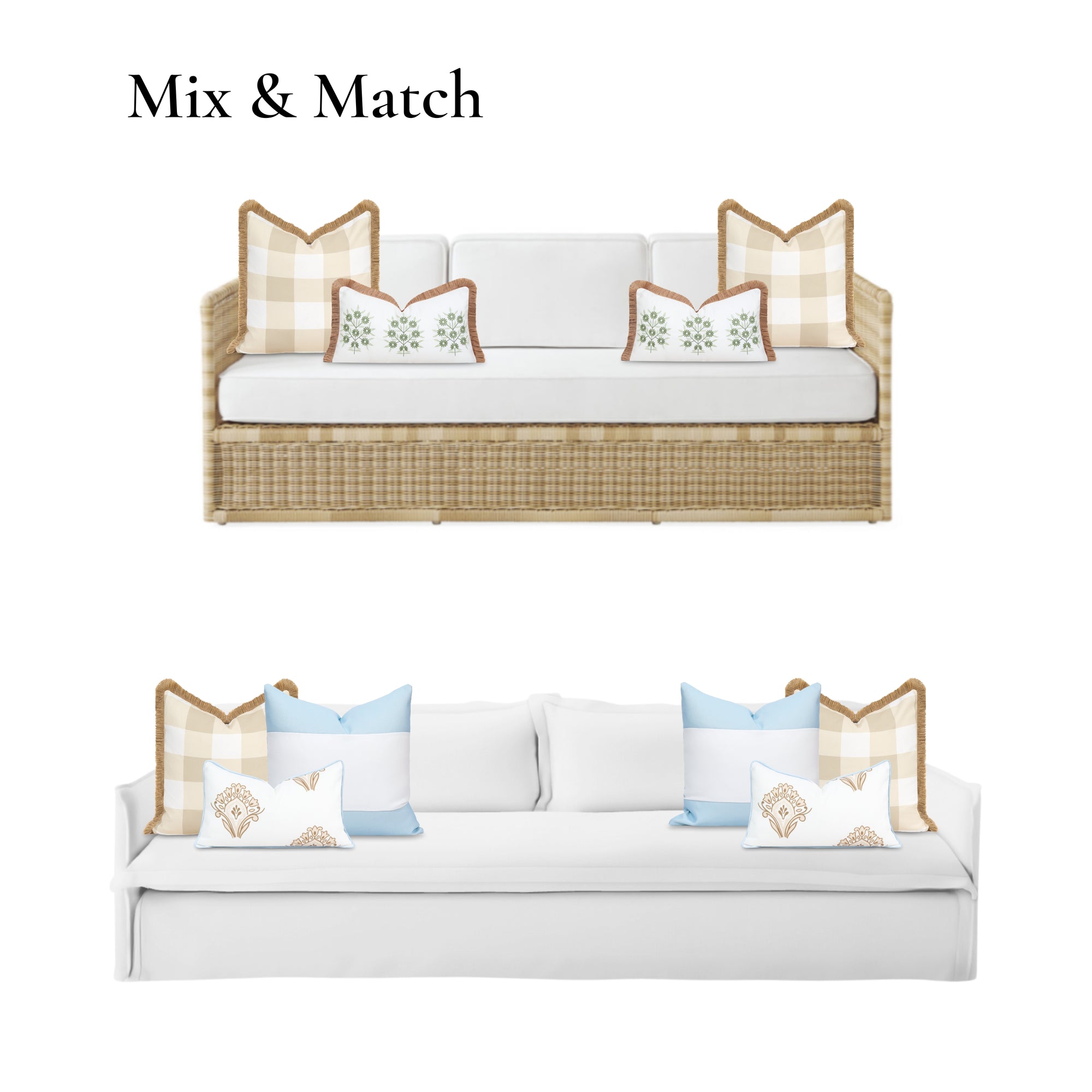Pillow Cover with Fringe