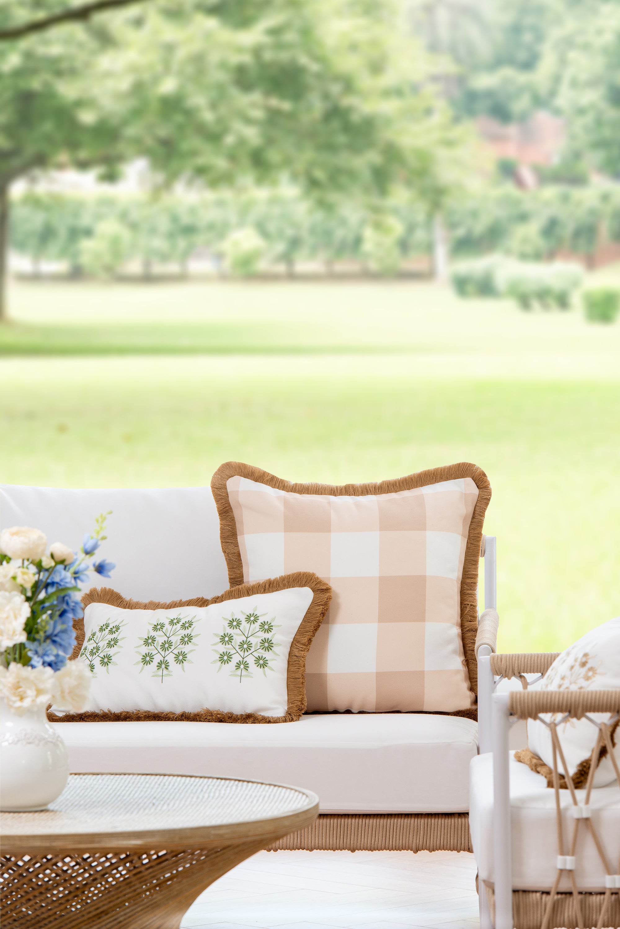 Plaid Throw Pillow Cover