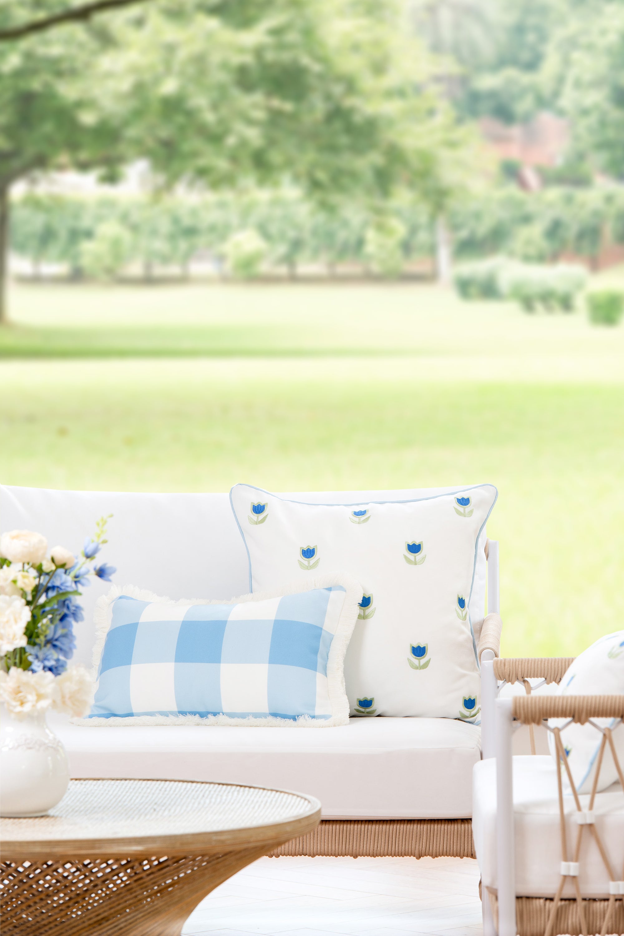 Plaid Pillow Cover