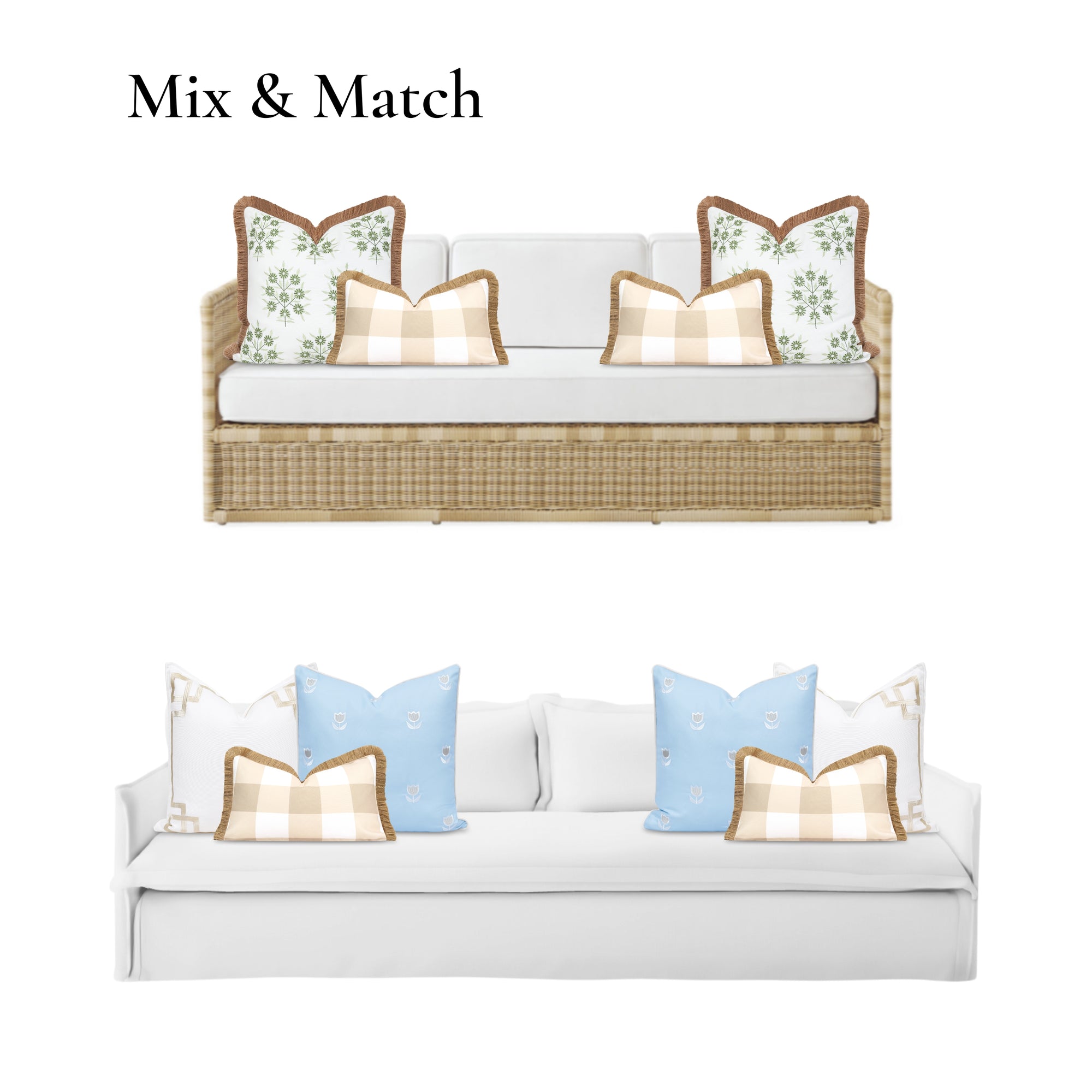 Fringe Pillow Cover