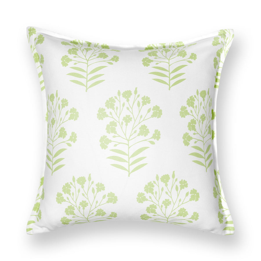 Coastal Indoor Outdoor Throw Pillow Cover Only, Floral, Green, 20