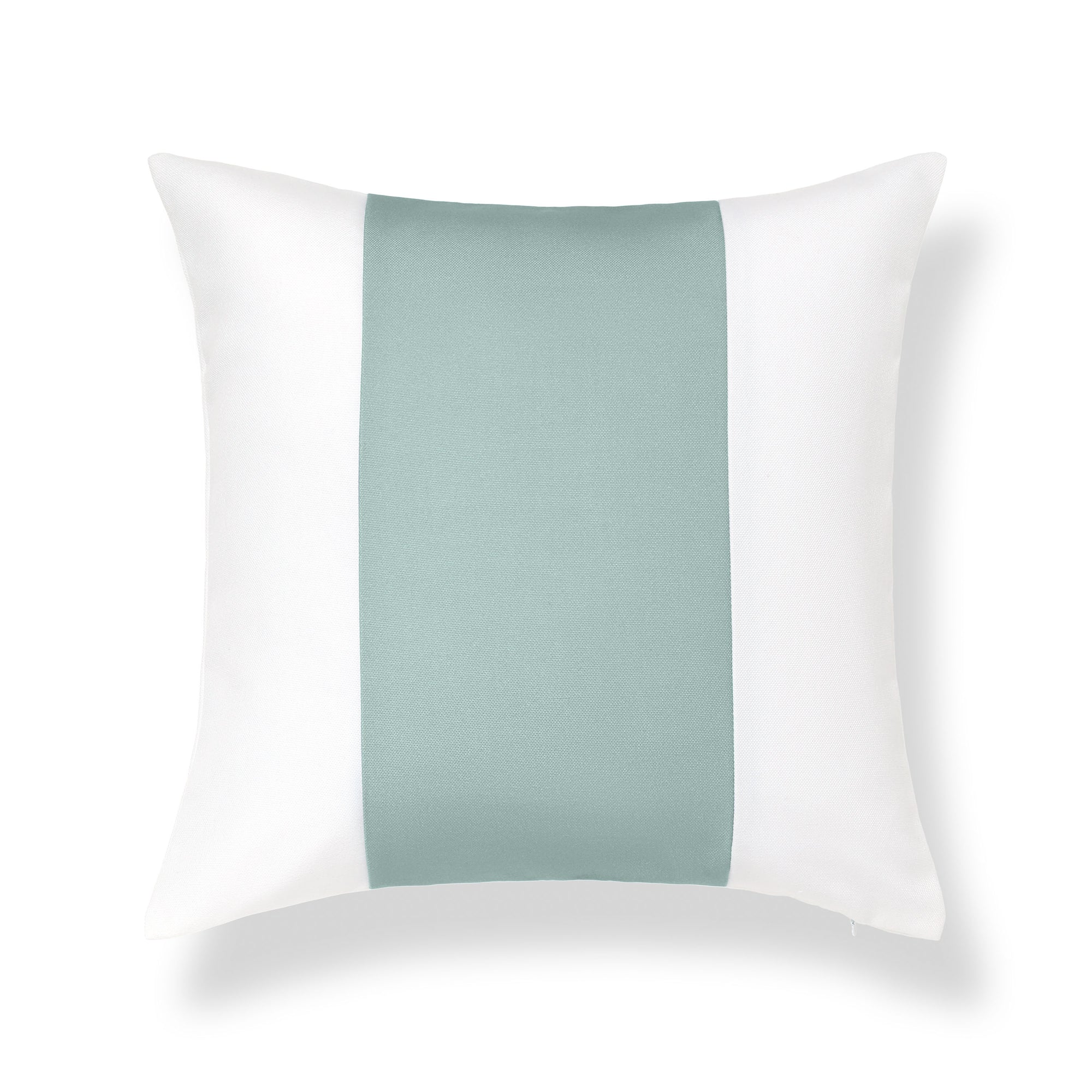 Cavelle Color Block, Indoor/Outdoor Green Pillow Cover, 20&quot;x20&quot;