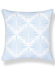 Sanpalo, Indoor/Outdoor Baby Blue Throw Pillow Cover, with Piping, 20"x20"