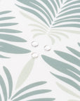 Sanpalo Palm Leaves, Indoor/Outdoor Fabric By The Yard 57", Celadon Green