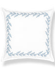 Savilea, Indoor/Outdoor Baby Blue Throw Pillow Cover, with Flanged Border, 20"x20"