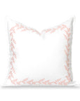 Savilea, Indoor/Outdoor Pink Decorative Pillow Cover, with Flanged Border, 20"x20"
