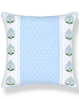 Charlivale, Indoor/Outdoor Baby Blue Throw Pillow Cover, with Piping, 20"x20"