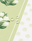 Charlivale Lily of the Valley, Indoor/Outdoor Fabric By The Yard 57", Green/White