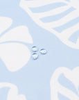 Corolla Palm Leaves, Indoor/Outdoor Fabric By The Yard 57", Baby Blue