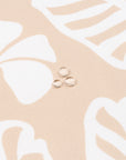 Corolla Palm Leaves, Indoor/Outdoor Fabric By The Yard 57", Sand Beige