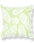 Corolla, Indoor/Outdoor Grass Green Pillow Cover, with Scalloped Border, 20"x20"