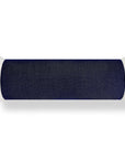 Coastbay, Outdoor Performance Indigo Blue Bolster Pillow Cover, with Fringe, 6"x20"