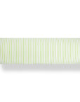 Coastline Stripes, Outdoor Performance Grass Green Bolster Pillow Cover, with Piping, 6"x20"