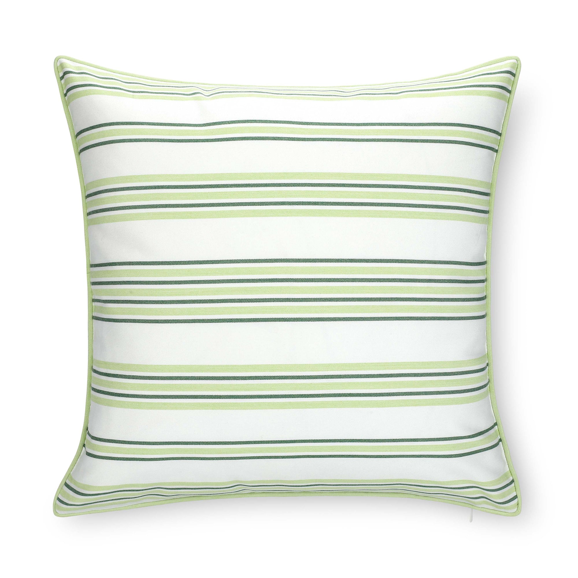 Hamptisse, Outdoor Performance Grass Green Waterproof Pillow Cover, with Piping, 20"x20"