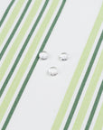 Hamptisse Bayside Stripes, Outdoor Performance Fabric By The Yard 57", Sage Green