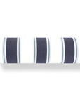 Seabourne, Outdoor Performance Indigo Azure Blue Bolster Pillow Cover, with Piping, 6"x20"