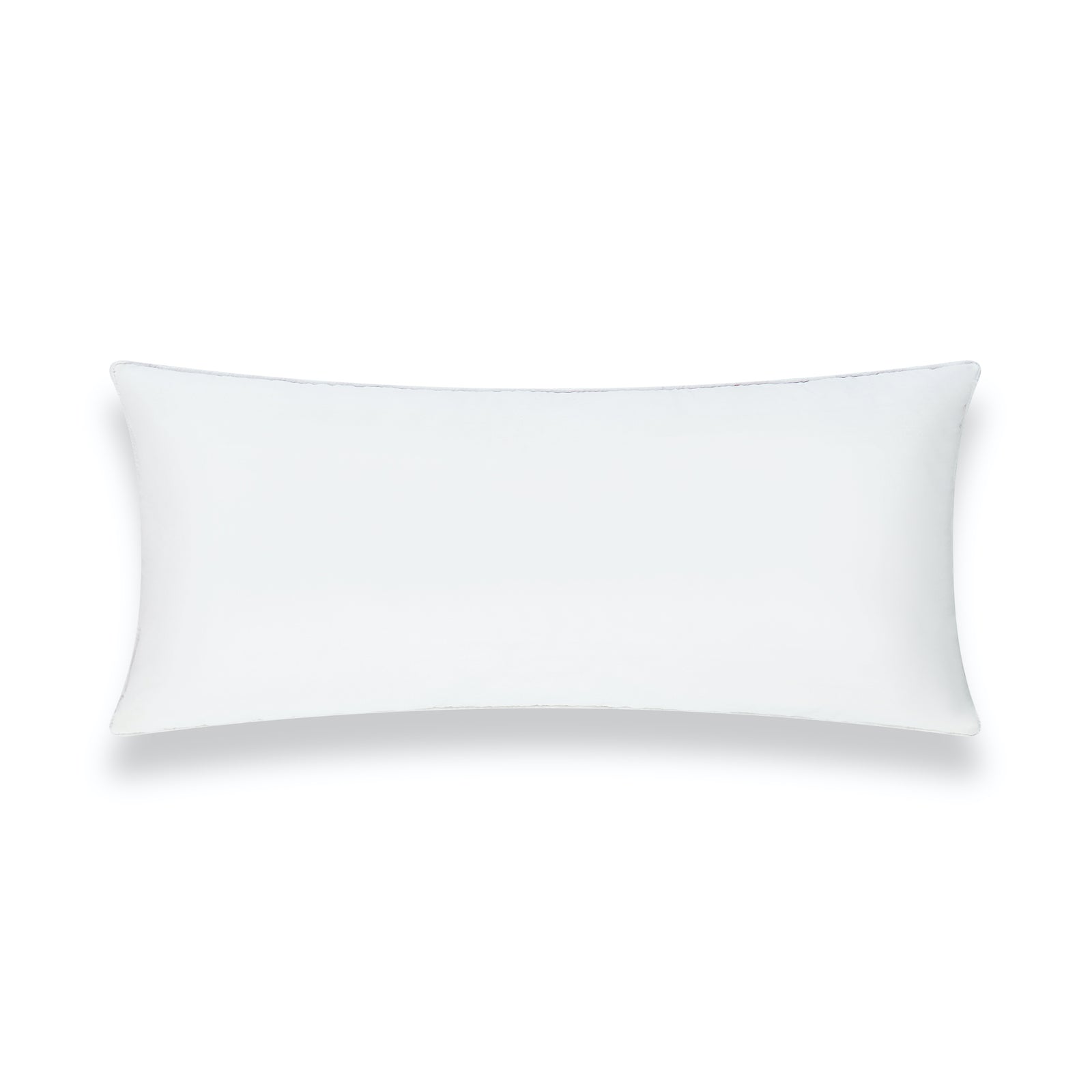 Water Resistant Synthetic Down Alternative Long Lumbar Pillow Insert, 13