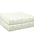 Avinelle Dahlia, Indoor/Outdoor Grass Green Seat Cushion Covers, with Piping, 24"x24"x4"