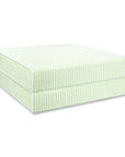 Coastline Stripes, Outdoor Performance Grass Green Seat Cushion Covers, with Piping, 24"x24"x4"