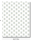 Barbelle Hydrangea, Indoor/Outdoor Fabric By The Yard 57", Baby Blue/Green