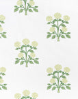 Barbelle Hydrangea, Indoor/Outdoor Fabric By The Yard 57", Sage Green