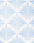 Sanpalo Palm Leaves, Indoor/Outdoor Fabric By The Yard 57", Baby Blue