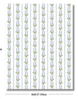 Newvalis Lily of the Valley, Indoor/Outdoor Fabric By The Yard 57", Baby Blue/Green