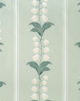 Newvalis Lily of the Valley, Indoor/Outdoor Fabric By The Yard 57", White/Green
