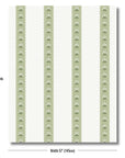 Charlivale Lily of the Valley, Indoor/Outdoor Fabric By The Yard 57", Green/White