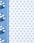 Charlivale Lily of the Valley, Indoor/Outdoor Fabric By The Yard 57", Azure Blue/White
