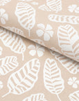 Corolla Palm Leaves, Indoor/Outdoor Fabric By The Yard 57", Sand Beige